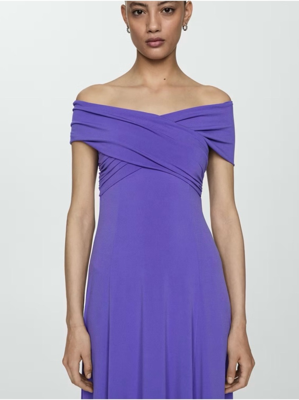 NWT (size XS) MANGO OFF-SHOULDERS DRESS - Picture 2 of 8